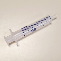 Syringes, Syrfi Disposable Syringes, Plastic, Luer-lock, 3 mL, 100/pk