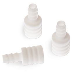 Frit Adapter, 3mm Glass Solvent Filter Connector PTFE, 4-pk