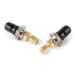 Click-On Trap Connectors 1/8" Brass Connectors Pack of 2