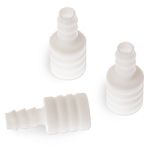 Frit Adapter, 3mm Glass Solvent Filter Connector PTFE, 4-pk