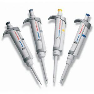 Pipette, Eppendorf Research Plus, 4 pack, 0.1-2.5, 0.5-10, 10-100 and 100-1000uL