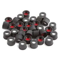 Vial Cap and Septa 8-425 Black Closure Red/PTFE White Silicone Septa 0.065