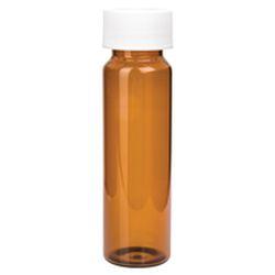 Pre-Cleaned VOA Vials 40ml Amber, Open Top with 0.125