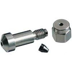 Injector Nut Kit, Siltek Treated, for Shimadzu 17A, 2010 & 2014 GCs