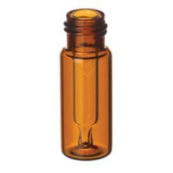 Interlocked Vial/Insert 300uL Amber, 9mm Thread, 100 pack