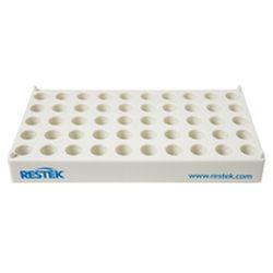 Vial Storage Rack for 12 x 32mm Vials, 50 Vial Capacity, Polypropylene, each