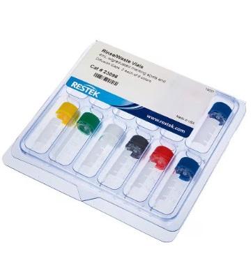 Rinse/Waste Vials with Diffusion Caps, 4mL, Set of 12