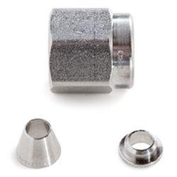 Fitting, Compression Fitting, Stainless Steel, 1/8