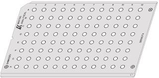 MALDI MS 2mm 96 Well Sample Plate (4.7mm I.D. wells) Stainless Steel, DE1487TA