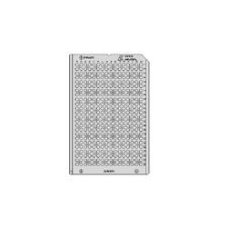 MALDI MS 2mm 384 Well Sample Plate (2.8mm I.D. wells), Interleaved Calibration Spots, DE4555TA