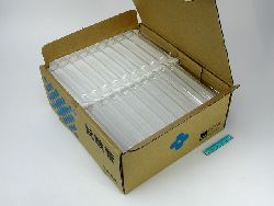 Vials, AA, ICPS-7510, Glass Test Tubes, Pk of 100, 18 mm OD x 108 mm L