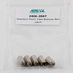 Stainless Steel  Injector Bottom Nut (pk of 5)