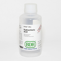 Ultrapure Hydrochloric Acid, 32-35%, 500mL, For ICPMS