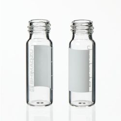 Vials, 4mL Clear Glass Screw Top Vial w/ Cap & Septa, 13mm PP Screw Cap, Silicone/PTFE, 500/pk