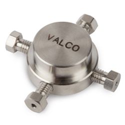 Fittings, Valco Valco Internal Cross 1/16" tube, 0.75 bore