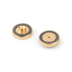 Gold Plated Inlet Seal Dual Vespel Ring, 0.8mmID 2pk