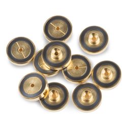 Gold Plated Inlet Seal Dual Vespel Ring 1.2mm ID 10pk