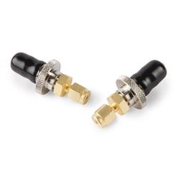 Click-On Trap Connectors 1/8" Brass Connectors Pack of 2