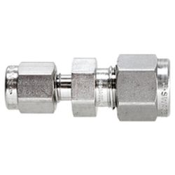 Swagelok Fitting Stainless Steel, 1/4" to 1/8" Reducing Union, 2-pk