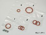 O-RING SET, SILICONE RUBBER, AA