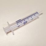 Syringes, Syrfi Disposable Syringes, Plastic, Luer-lock, 3 mL, 100/pk