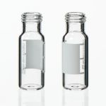 Vials, 1.5mL Clear Silanized Glass Vial Only, Short Thread Vial, 12 x 32mm, 9mm opening, 100/pk