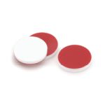 Vial Cap, Septa 8mm Red PTFE/Silicone Pack of 100