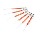 Syringe, SGE 10uL, 10F-C/T-5/0.47C (26/50mm/Cone) 6-pk