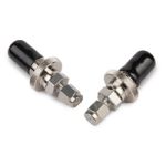 Click-On Trap Connectors 1/8" Stainless Steel Connectors Pack of 2