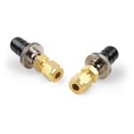 Click-On Trap Connectors 1/4" Brass Connectors Pack of 2