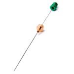 PDMS SPME Fiber, thickness 7um Fiber Length 10mm, 23 gauge needle Green