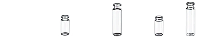 10mL and 20mL Headspace crimp vials, 100/pack